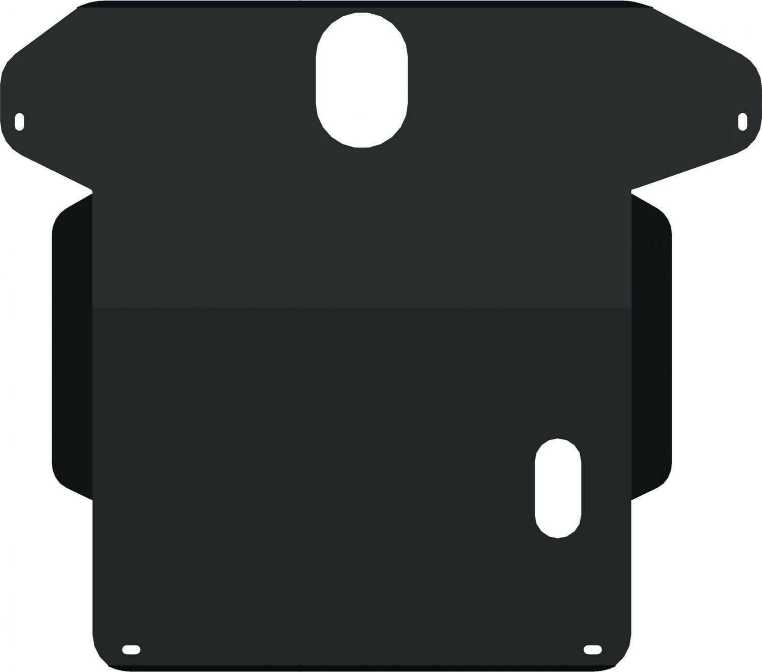 Защита Alfeco для картера и КПП Mitsubishi Lancer 6 1988-1992. Артикул ALF.14.14