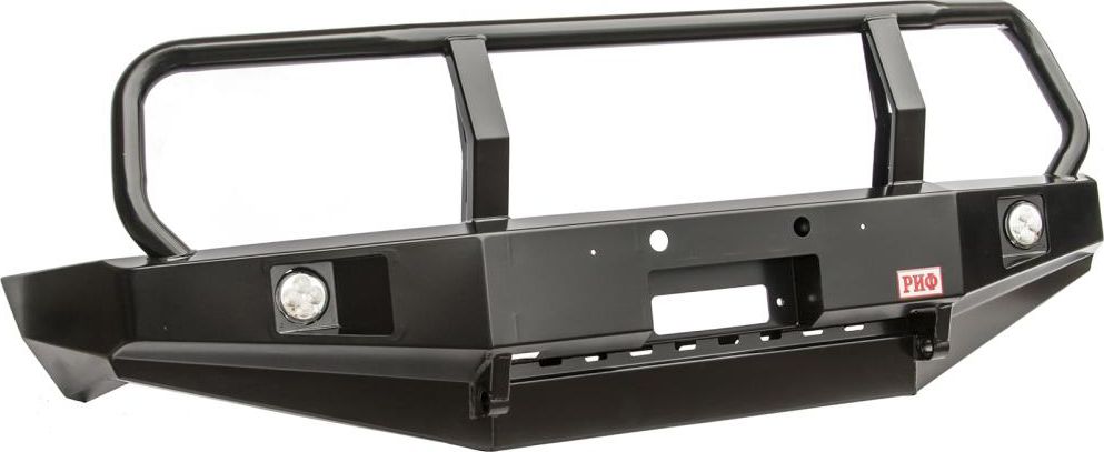 Бампер силовой РИФ передний с доп. фарами и защитной дугой для Toyota Land Cruiser 105 1998-2007. Артикул RIF105-10350