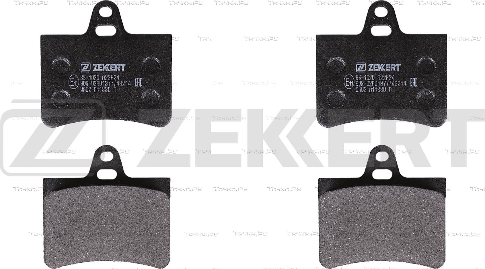 Тормозные колодки Zekkert задние для Citroen C5 I 2001-2008. Артикул BS-1020