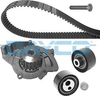 Помпа (водяной насос) с комплектом ремня ГРМ Dayco для Citroen C8 I 2002-2014. Артикул KTBWP2930