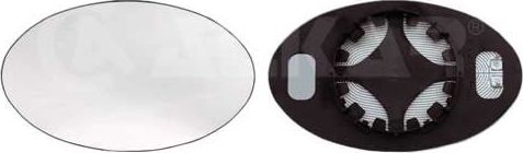 Зеркальное стекло бокового зеркала Alkar правое/левое для MINI Hatch I ((R50, R53) 2001-2006. Артикул 6433952