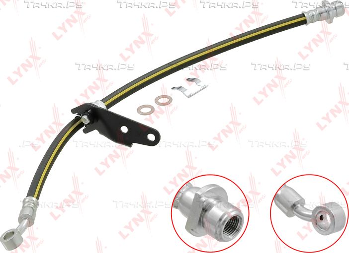 Тормозной шланг LYNXauto для Honda Accord VII 2003-2008. Артикул BL-4054