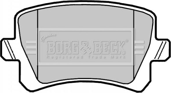 Тормозные колодки Borg & Beck. Артикул BBP2044