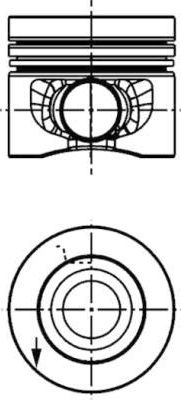 Поршень Kolbenschmidt для SEAT Altea I 2004-2015. Артикул 40353610