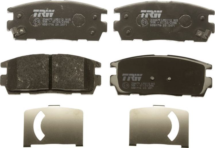 Тормозные колодки TRW COTEC. Артикул GDB1716