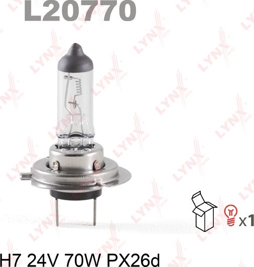 Лампа ближнего света LYNXauto. Артикул L20770