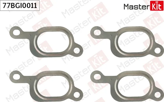 Прокладка выпускного коллектора VOLVO S80/XC90 2.8/3.0 B6294T 1998- (ком.) (Master KIT). Артикул 77BGI0011