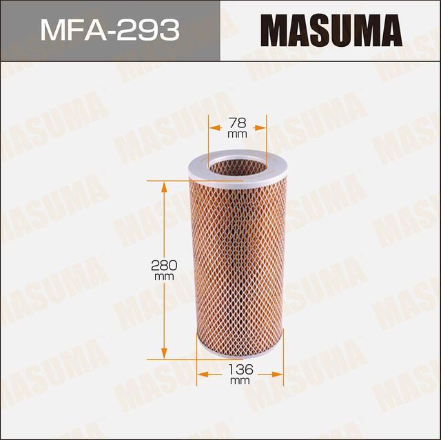 Воздушный фильтр Masuma. Артикул MFA-293