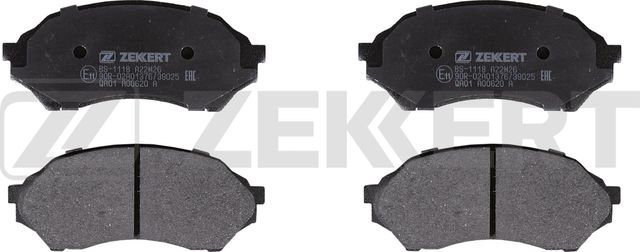 Тормозные колодки Zekkert передние для Mazda 323 VI (BJ) 1998-2004. Артикул BS-1118