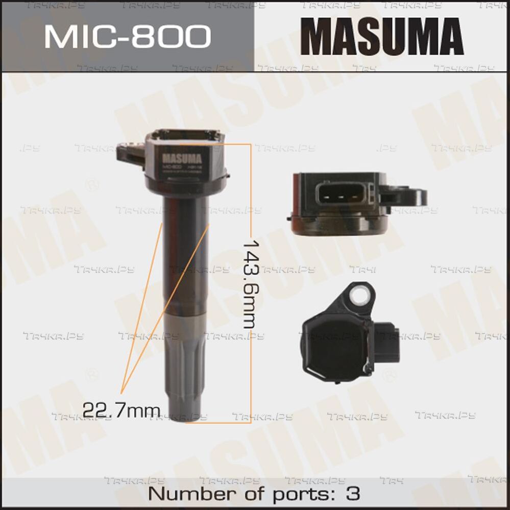 Катушка зажигания Masuma для Subaru Outback IV 2009-2014. Артикул MIC-800