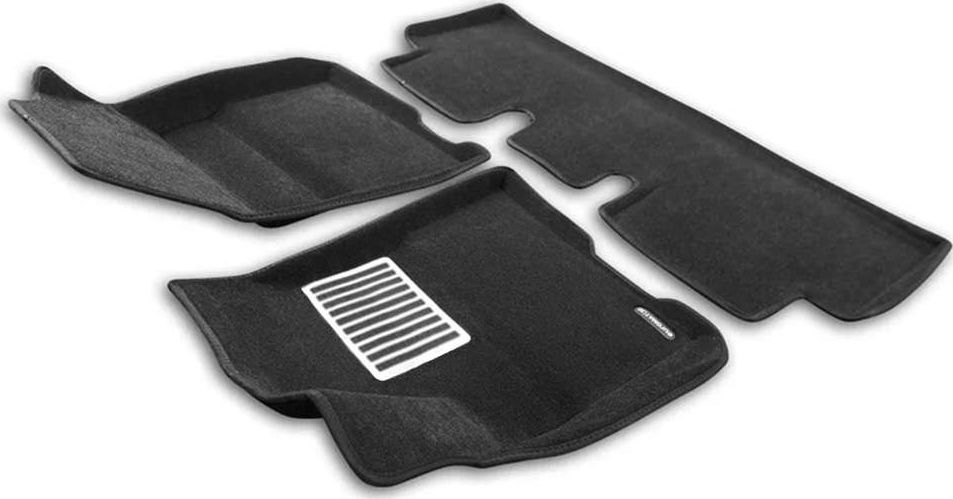 Коврики текстильные Euromat 3D Lux для салона Tesla Model 3 2017-2026. Артикул EM3D-004901