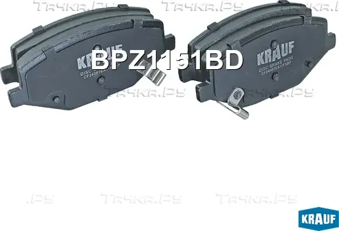 Колодки тормозные (Krauf). Артикул BPZ1151BD