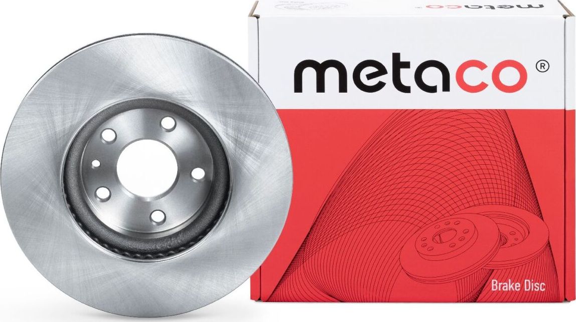Диск тормозной передний вентилируемый (Metaco). Артикул 3050356
