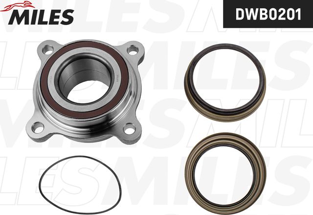 Ступичный подшипник (комплект) Miles передний для Toyota Sequoia II 2007-2026. Артикул DWB0201