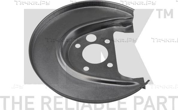 Кожух (щиток) тормозного диска NK задний левый для Volkswagen Golf IV 1997-2006. Артикул 234712