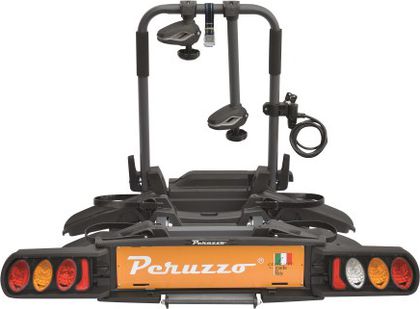 Автомобильный багажник Peruzzo Pure Instinct на фаркоп для перевозки 2-х электровелосипедов. Артикул NPE21708
