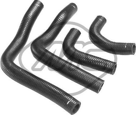 Патрубок радиатора (системы охлаждения) Metalcaucho. Артикул 08835