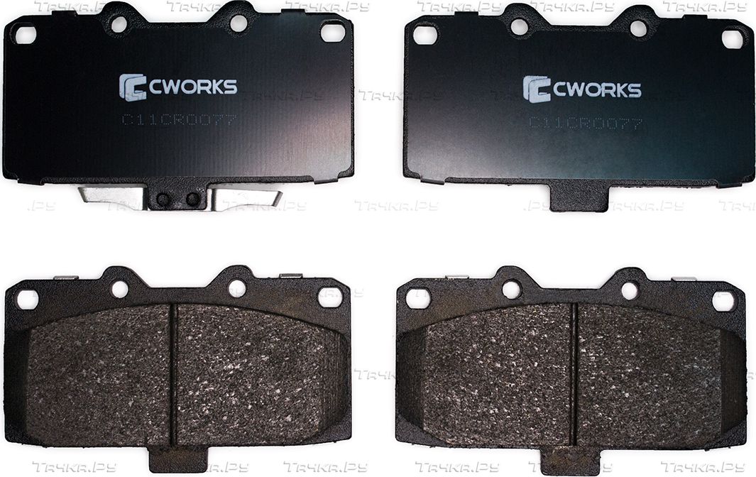 Тормозные колодки Cworks передние для Nissan Silvia VII (S15) 1999-2003. Артикул C11CR0077