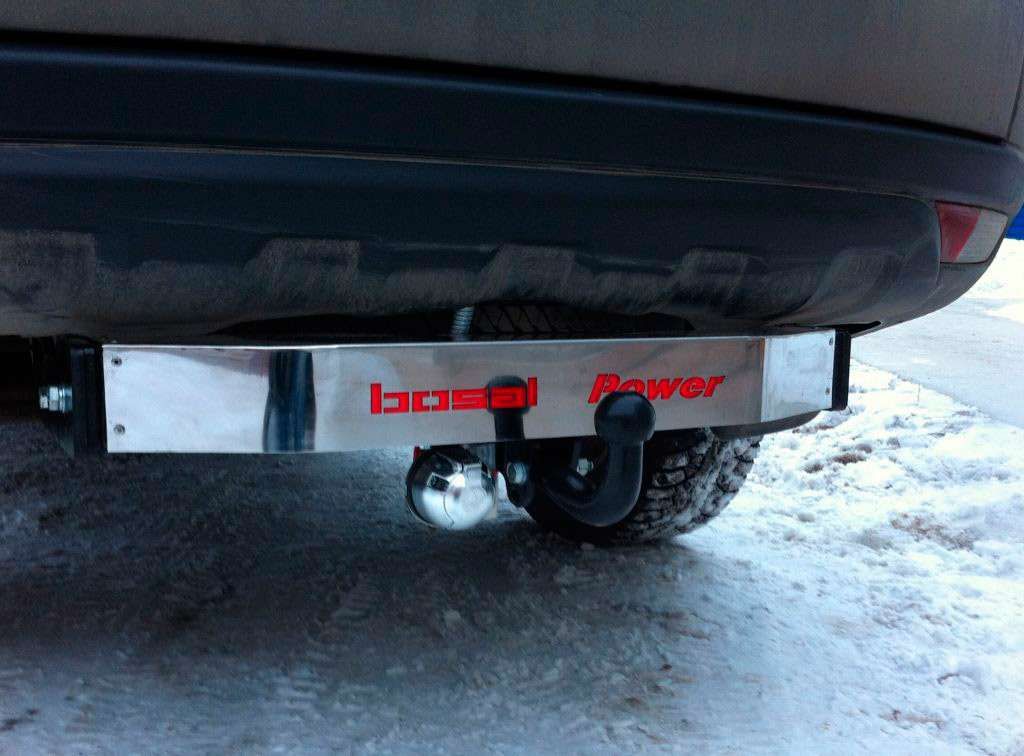 Фаркоп Oris (ранее Bosal) для Suzuki Grand Vitara III 5-дв. 2005-2015 (с декор. пластиной). Артикул 2850-ABP