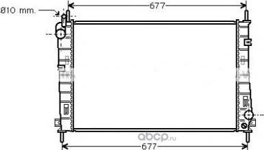 Радиатор охлаждения двигателя Patron для Ford Mondeo III 2000-2007. Артикул PRS3994
