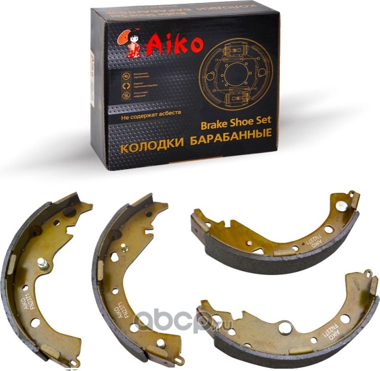 Колодки барабанные TOYOTA Noah,Voxy,Esquire,Isis (2001-) (Aiko). Артикул FN2371