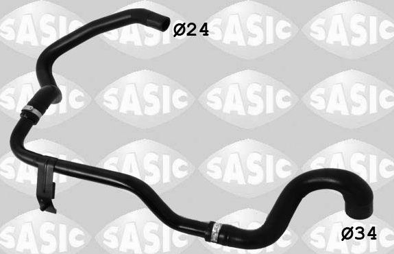 Патрубок радиатора (системы охлаждения) Sasic. Артикул 3400063