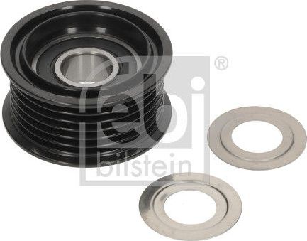 Направляющий (ведущий) ролик приводного поликлинового ремня Febi Bilstein (Металл). Артикул 195021