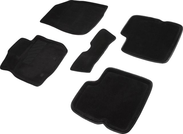 Коврики текстильные 3D Seintex для салона Nissan Terrano III 2014-2016. Артикул 90258