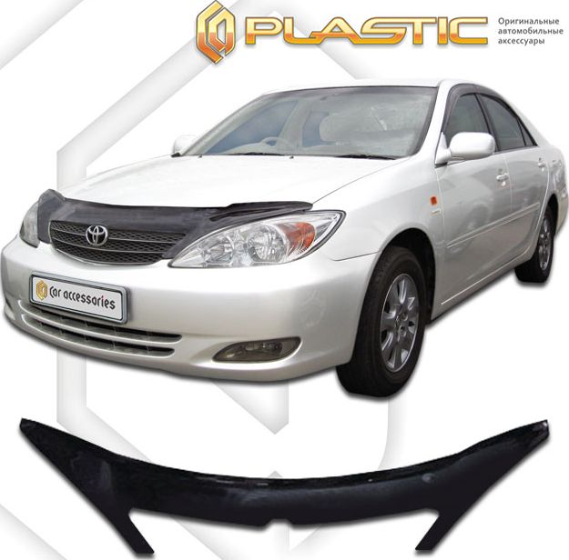 Дефлектор СА Пластик для капота exclusive (Classic черный) Toyota Camry 30 (V30, XV30) 2001-2003. Артикул 2010060100525