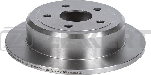 Тормозной диск Zekkert задний для Jeep Wrangler III (JK) 2007-2018. Артикул BS-5951