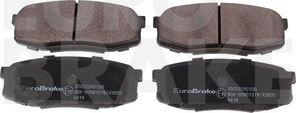 Тормозные колодки Eurobrake. Артикул 55022245106