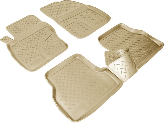 Коврики Норпласт для салона Ford Focus II 2004-2008 Бежевые. Артикул NPL-Po-22-15-B