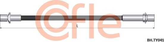 Тормозной шланг Cofle. Артикул 92.BH.TY041