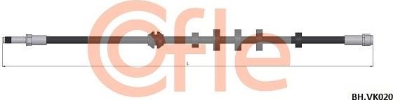 Тормозной шланг Cofle. Артикул 92.BH.VK020