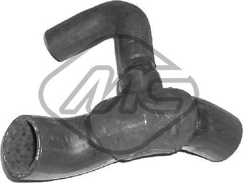 Патрубок радиатора (системы охлаждения) Metalcaucho для Opel Kadett E 1987-1992. Артикул 08087