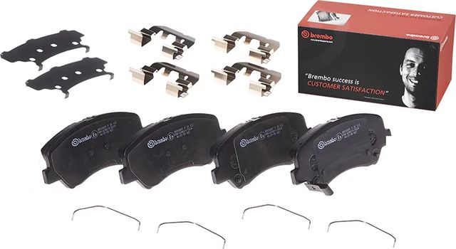 Тормозные колодки Brembo PRIME LINE передние для Kia Rio IV 2017-2026. Артикул P 30 122