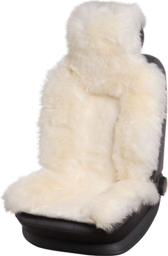 Накидка универсальная PSV Jolly Premium 140х50 на переднее сидение, цвет Белый. Артикул 123032