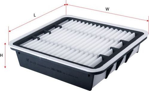 Воздушный фильтр Sakura. Артикул A-1172