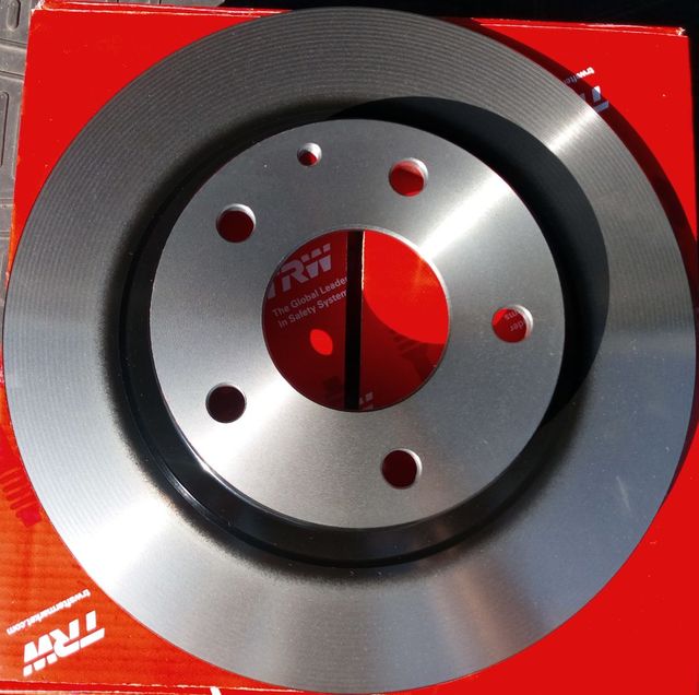 Тормозной диск TRW задний для Mazda 6 III (GJ) 2012-2026. Артикул DF8115