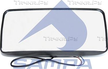 Зеркало боковое Sampa для Renault Kerax 1997-2026. Артикул 079.455