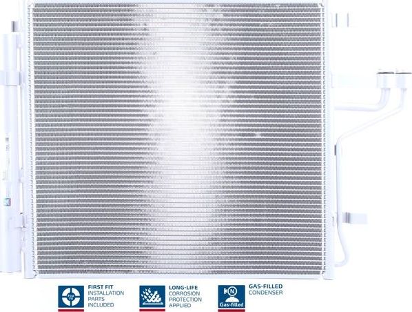 Радиатор кондиционера (конденсатор) Nissens (алюминий). Артикул 941186