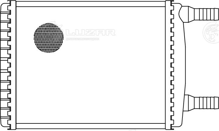 Радиатор отопителя (печки) Luzar. Артикул LRh 0342