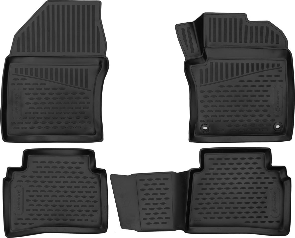 Коврики Element 3D для салона Toyota Prius IV (XW50) лифтбек 2015-2026 (правый руль). Артикул ELEMENT3DA0N127210k