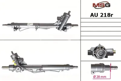 Рулевая рейка c ГУР восстановленная AUDI Allroad 2000-2005, AUDI A6 / A6 Avant 1 (MSG). Артикул AU218R