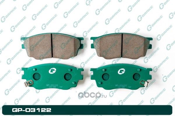 Колодки тормозные дисковые (G-Brake). Артикул GP03122