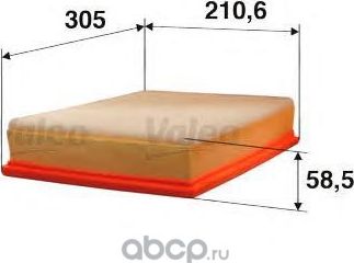 Фильтр воздушный (Valeo). Артикул 585110