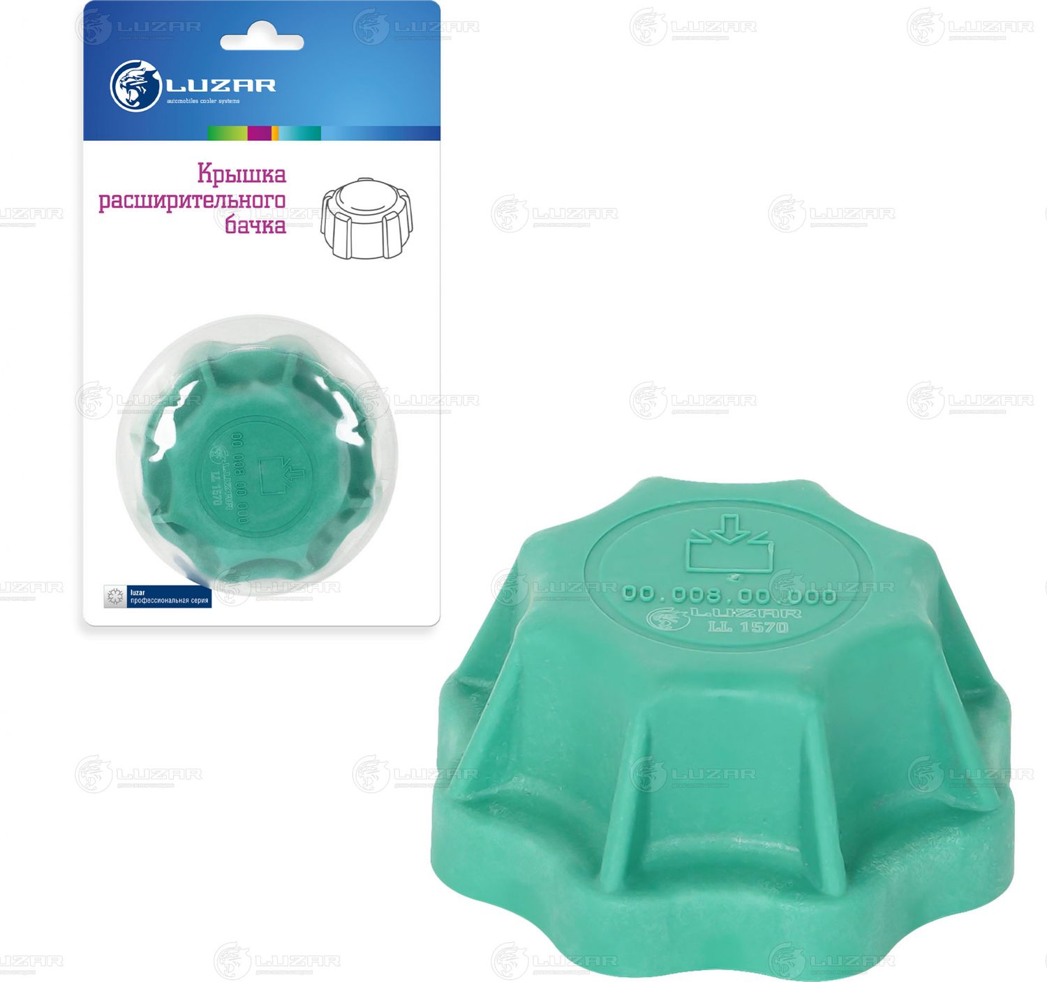 Пробка расширительного бачка КАМАЗ-5490,Mercedes,Man (LUZAR) Luzar (полимерный материал). Артикул LL 1570