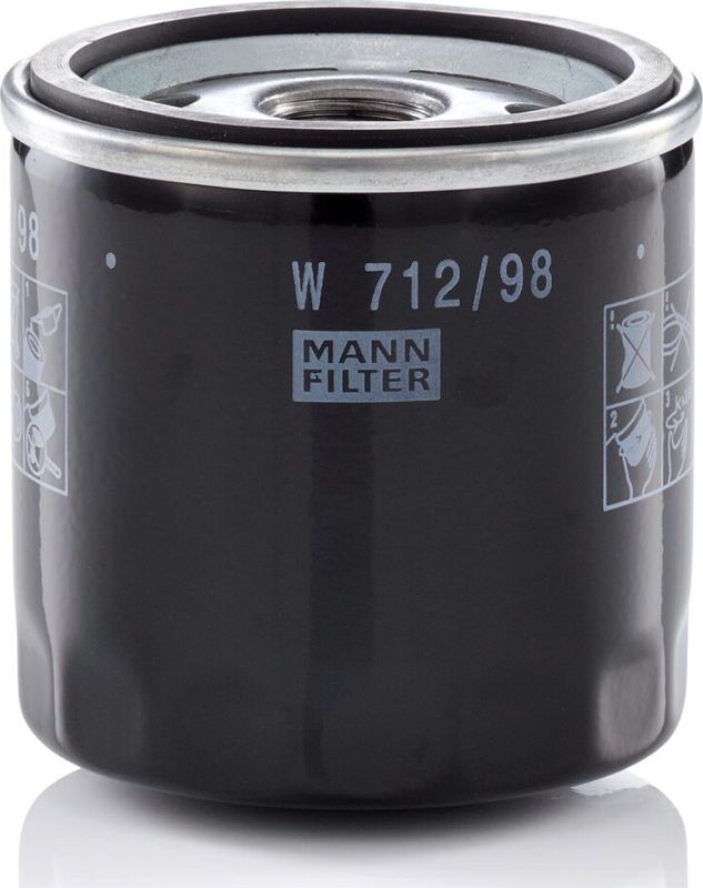 Масляный фильтр Mann-Filter. Артикул W 712/98