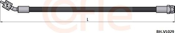 Тормозной шланг Cofle задний левый для Volvo XC70 II 2007-2016. Артикул 92.BH.VL029