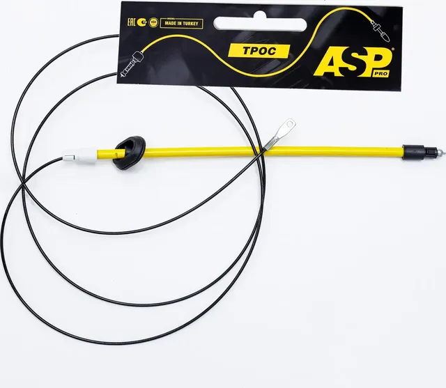 Трос привода ручного тормоза для а/м MB Sprinter VW Crafter 06- 2522мм (ASP). Артикул KB6002